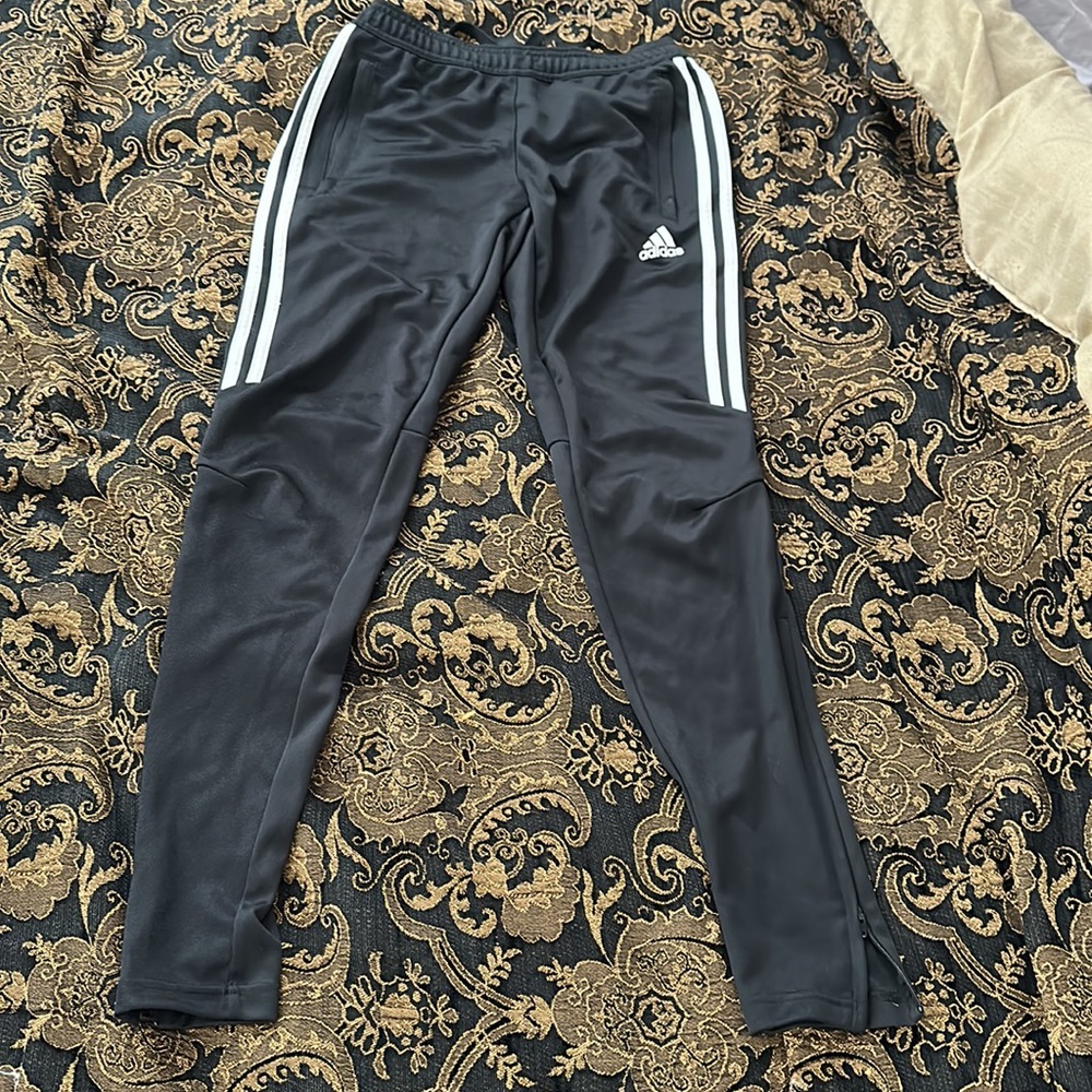 Adidas side white stripe wet dry track pant / jogger size XS - used once
